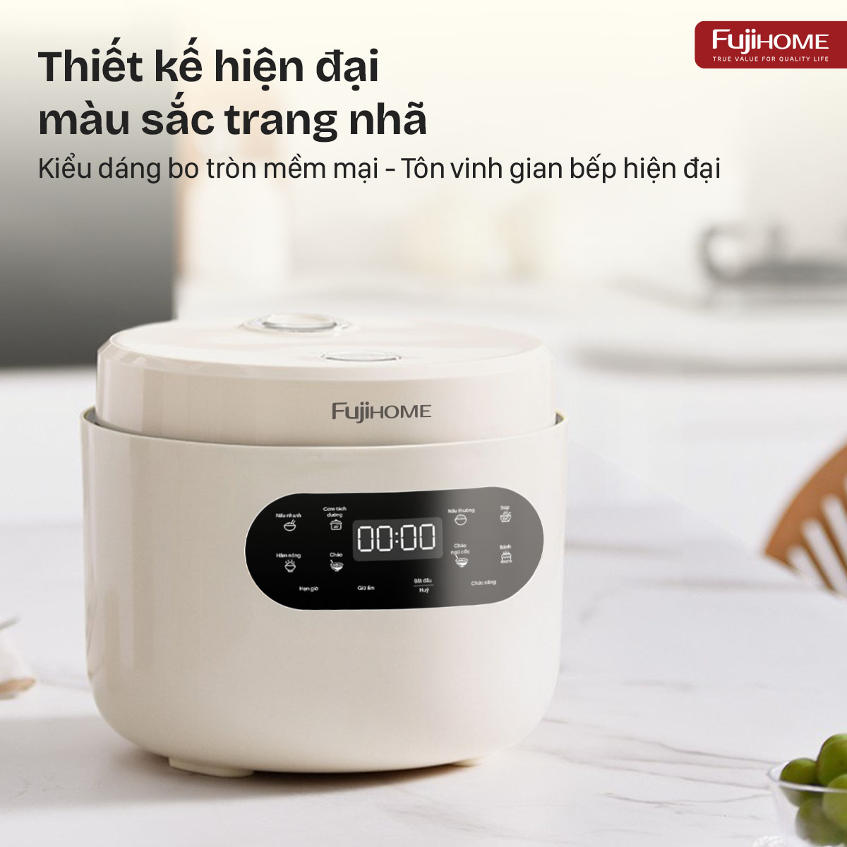 Hình ảnh chi tiết NỒI CƠM ĐIỆN FUJIHOME INOX LOWSUGAR RC12LS - Ảnh số 9