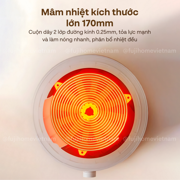 Hình ảnh chi tiết Bếp từ tròn đơn Fujihome IC-H02 - Ảnh số 13