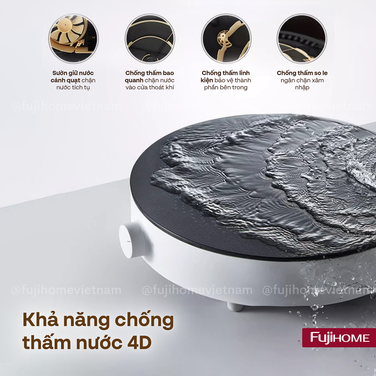 Hình ảnh chi tiết Bếp từ tròn đơn Fujihome IC-H02 - Ảnh số 30