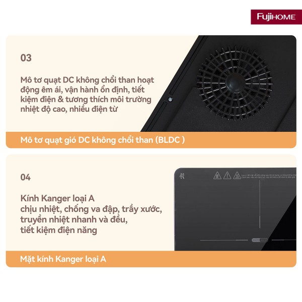 Hình ảnh chi tiết Bếp điện từ đơn Fujihome IC1391 - Ảnh số 2