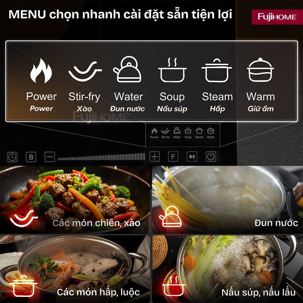 Hình ảnh chi tiết Bếp điện từ đơn Fujihome IC1391 - Ảnh số 12