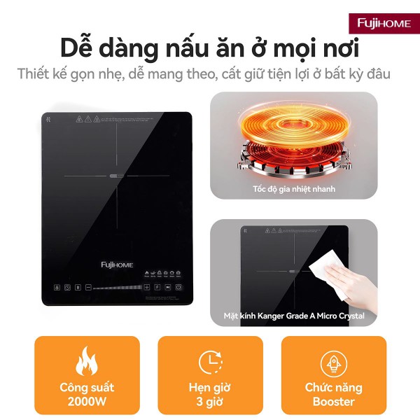 Hình ảnh chi tiết Bếp điện từ đơn Fujihome IC1391 - Ảnh số 7