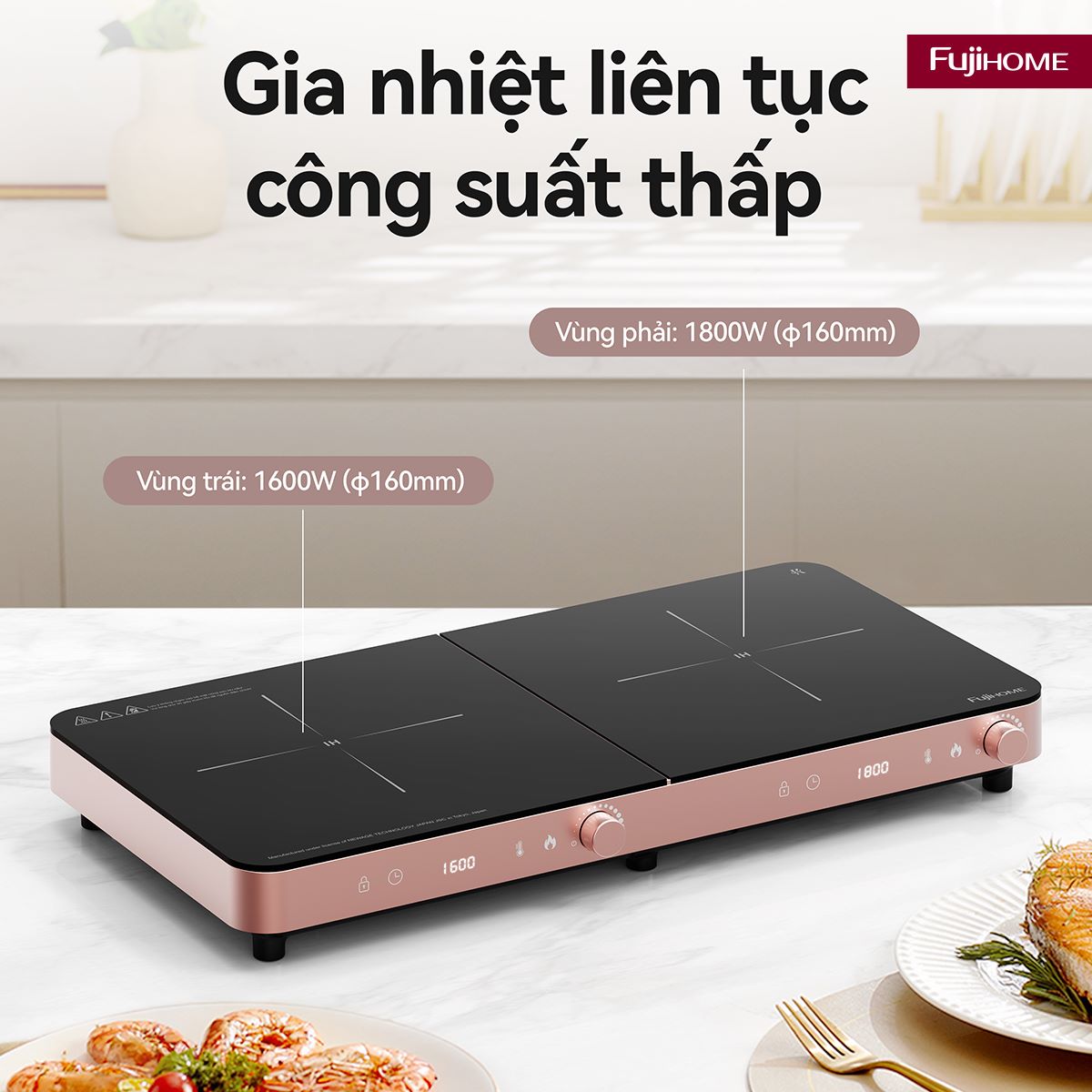 Hình ảnh chi tiết Bếp Từ Đôi Fujihome IC2602P - Ảnh số 19