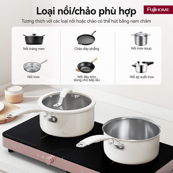 Hình ảnh chi tiết Bếp Từ Đôi Fujihome IC2602P - Ảnh số 3