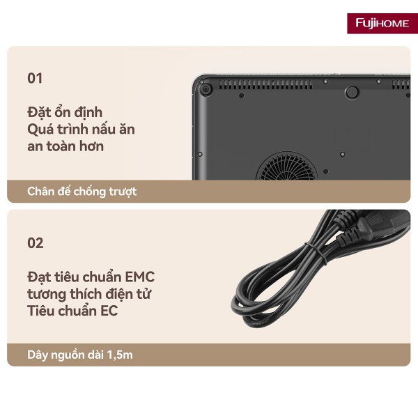 Hình ảnh chi tiết Bếp Từ Đôi Fujihome IC2602S - Ảnh số 13