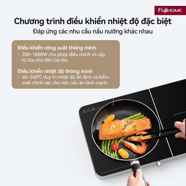 Hình ảnh chi tiết Bếp Từ Đôi Fujihome IC2602S - Ảnh số 7
