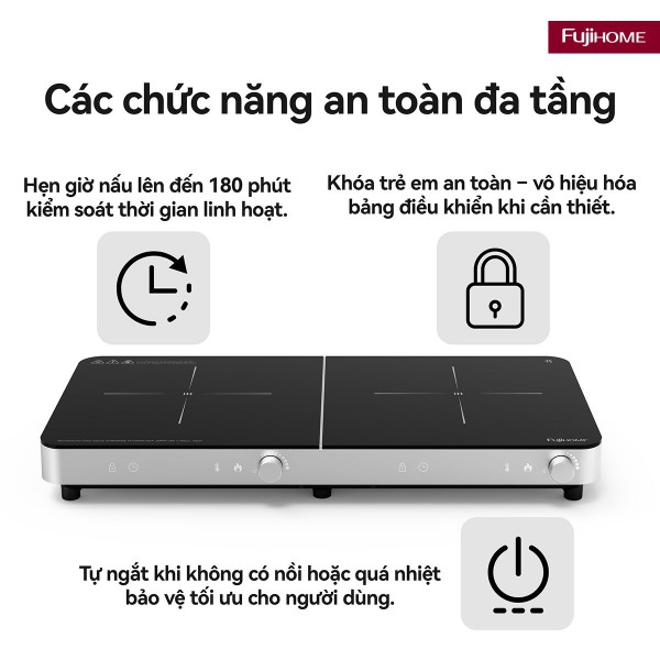 Hình ảnh chi tiết Bếp Từ Đôi Fujihome IC2602S - Ảnh số 11