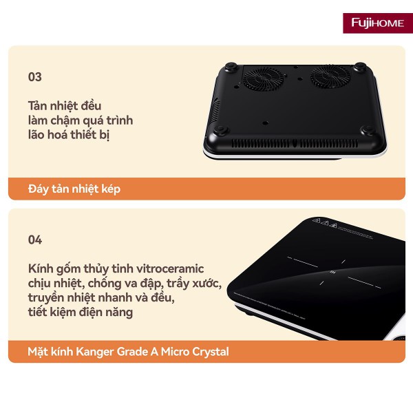 Hình ảnh chi tiết Bếp Từ Đơn Fujihome IC1901W - Ảnh số 13