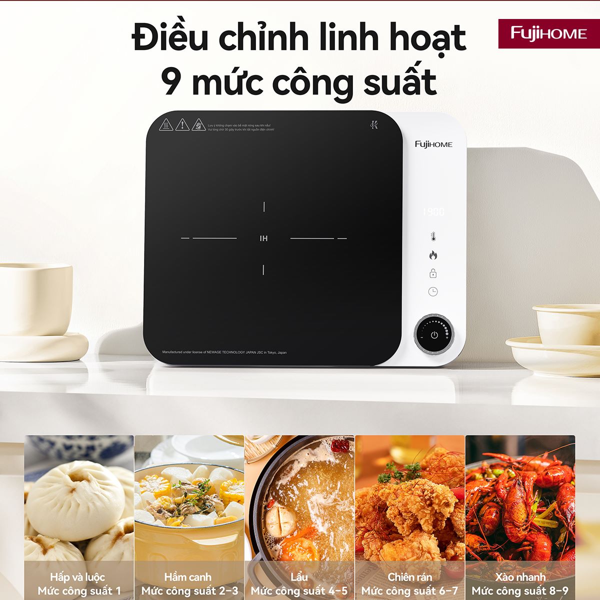 Hình ảnh chi tiết Bếp Từ Đơn Fujihome IC1901W - Ảnh số 18