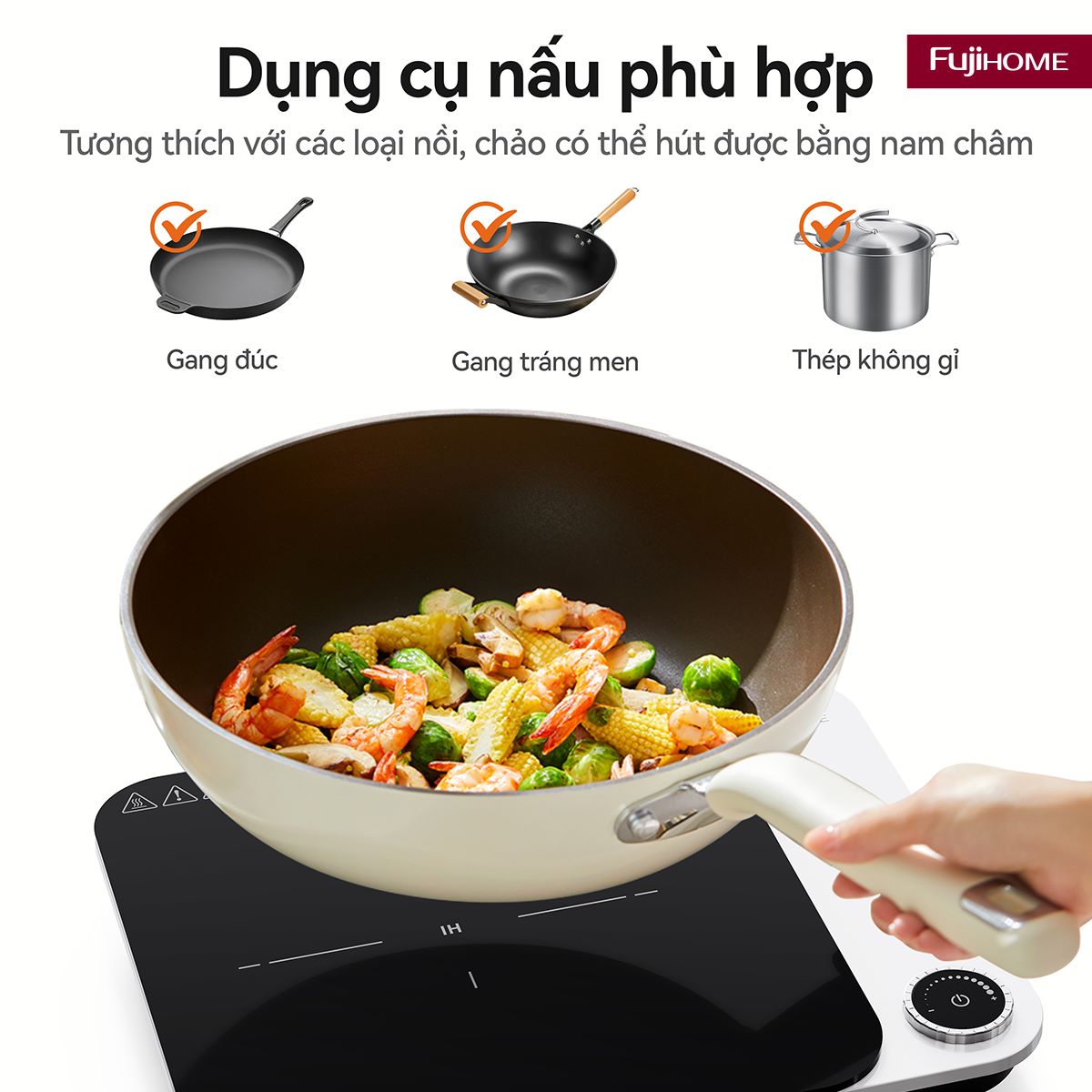 Hình ảnh chi tiết Bếp Từ Đơn Fujihome IC1901W - Ảnh số 23