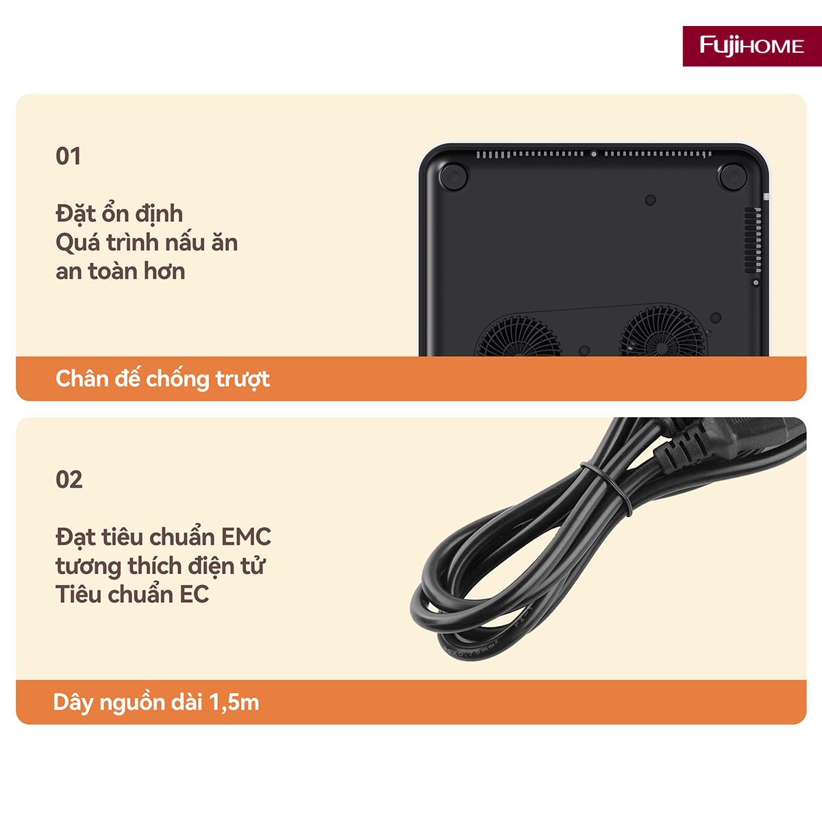 Hình ảnh chi tiết Bếp Từ Đơn Fujihome IC1901W - Ảnh số 25