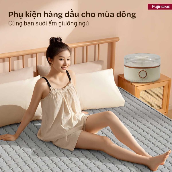 Hình ảnh chi tiết Chăn Điện Sưởi ấm bằng nước nóng Fujihome HB1820M - Ảnh số 3