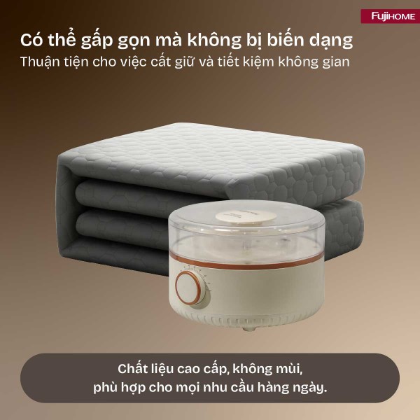 Hình ảnh chi tiết Chăn Điện Sưởi ấm bằng nước nóng Fujihome HB1820M - Ảnh số 9
