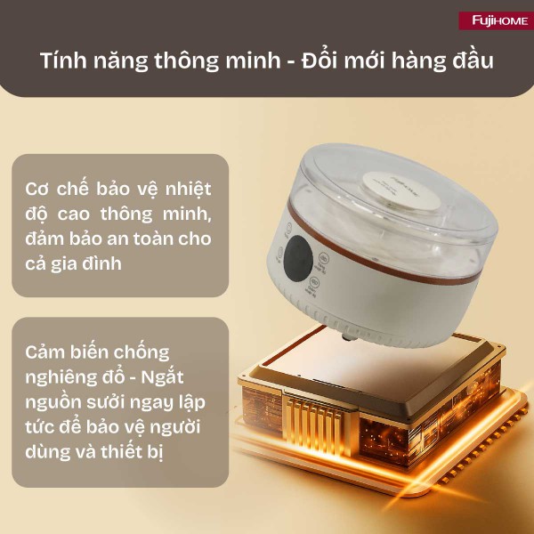 Hình ảnh chi tiết Chăn Điện Sưởi ấm bằng nước nóng Fujihome HB1820E - Ảnh số 6