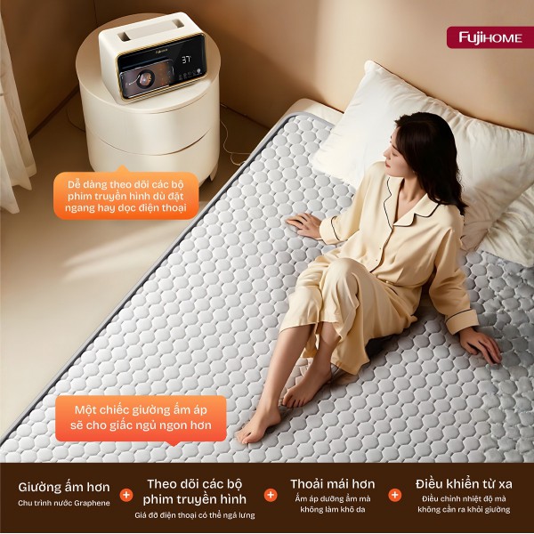 Hình ảnh chi tiết Chăn Điện Sưởi ấm bằng nước nóng Fujihome HB1820PRO - Ảnh số 7