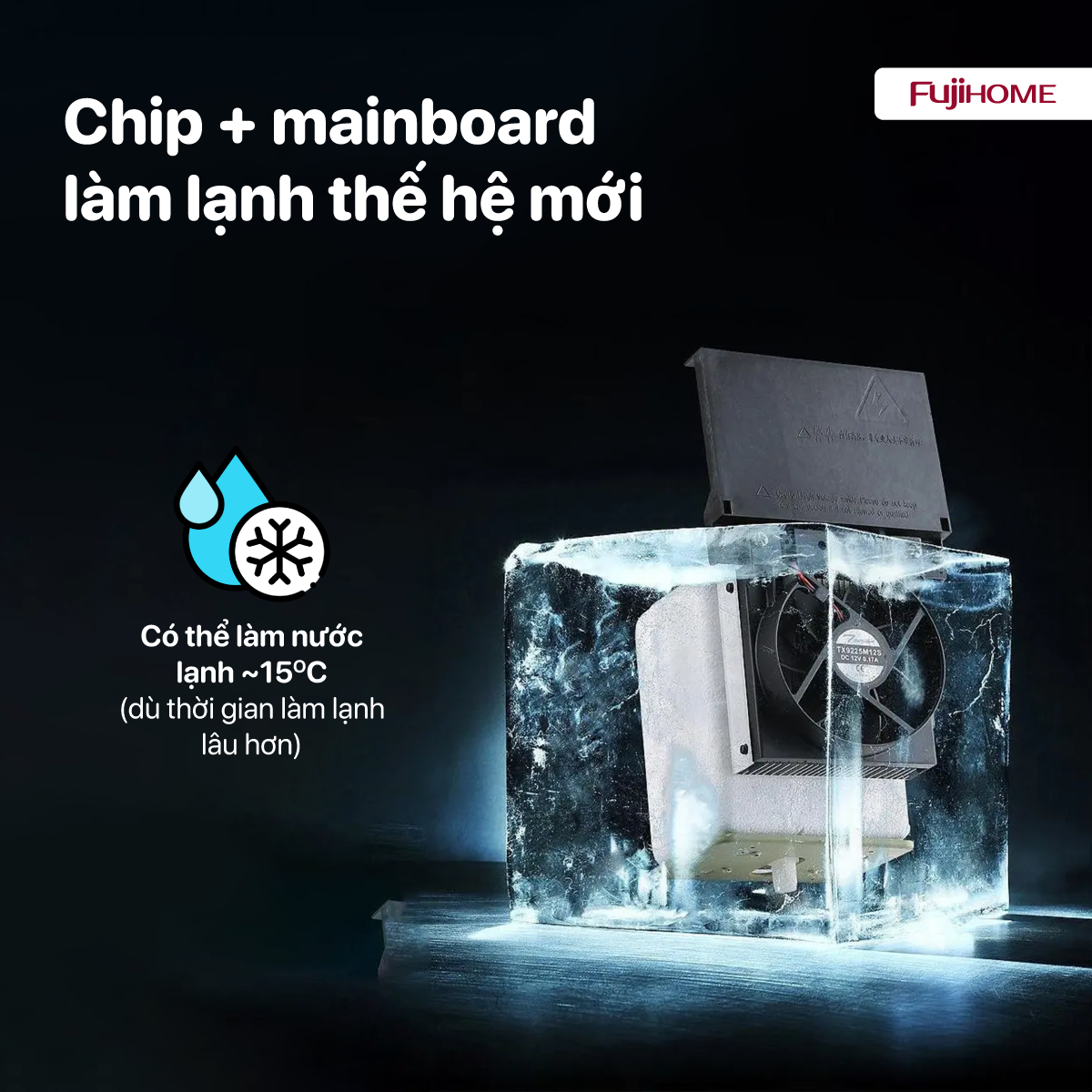 Hình ảnh chi tiết Cây nước nóng lạnh bình âm cao cấp Fujihome WD210UE - Ảnh số 10