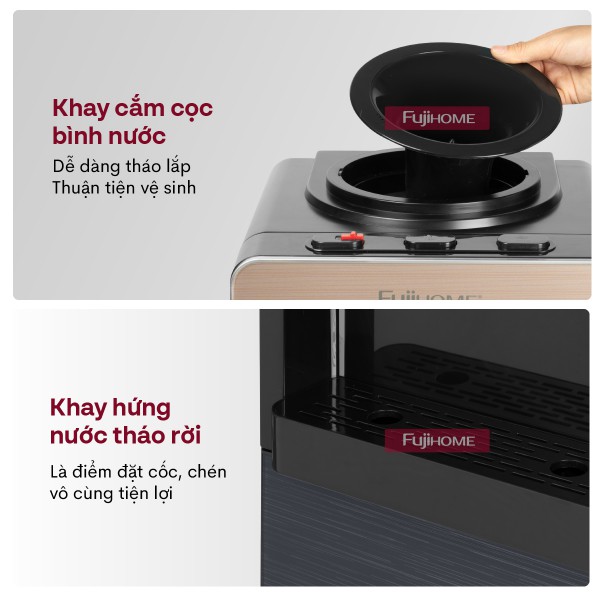 Hình ảnh chi tiết Cây nước nóng lạnh Fujihome WD675C-W - Ảnh số 10