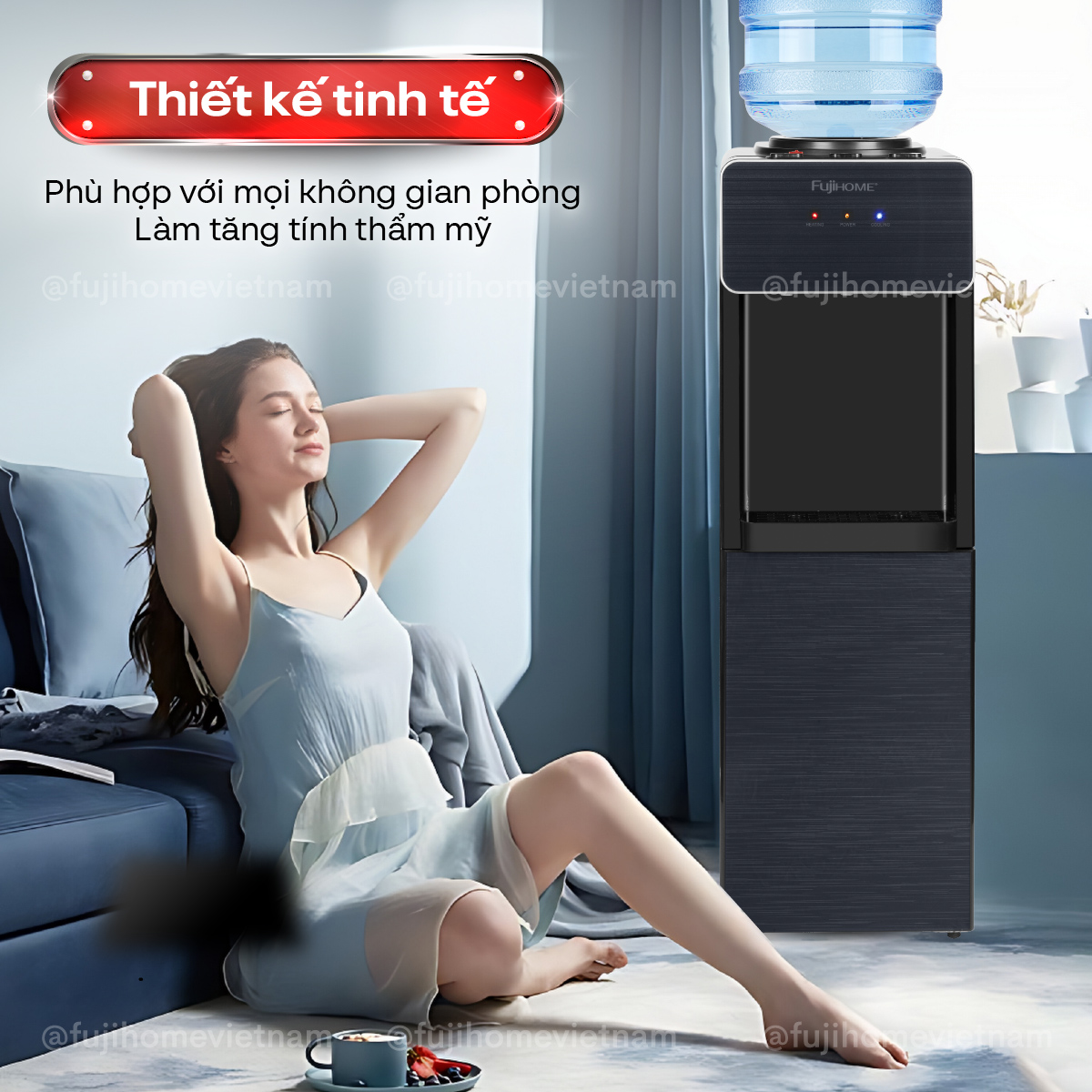 Hình ảnh chi tiết Cây nước nóng lạnh Fujihome WD675C-Y - Ảnh số 14