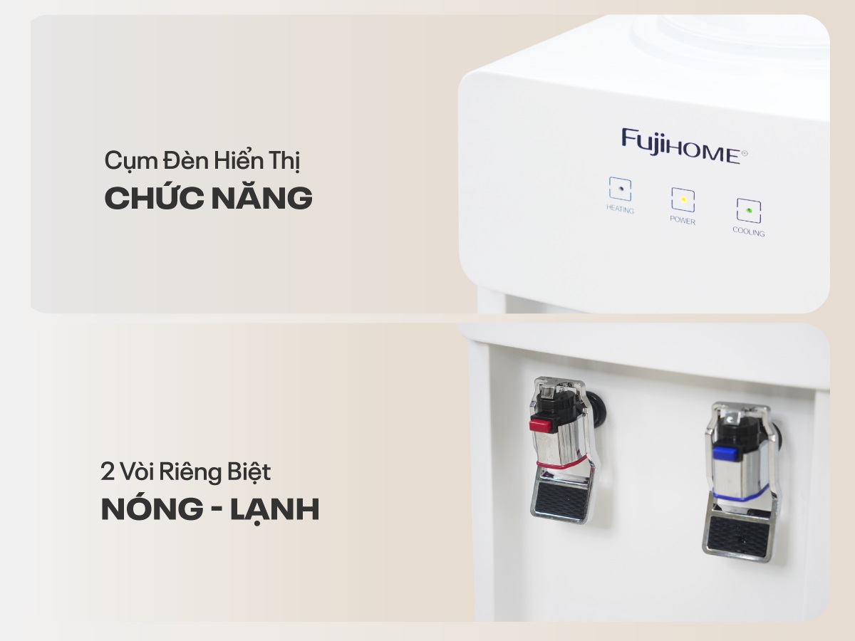 Hình ảnh chi tiết Cây nước nóng lạnh Fujihome WD676C - Ảnh số 14