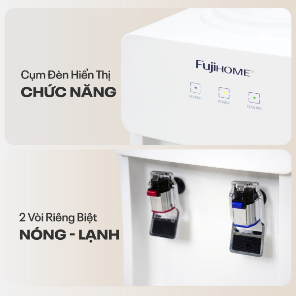 Hình ảnh chi tiết Cây nước nóng lạnh Fujihome WD676C - Ảnh số 8