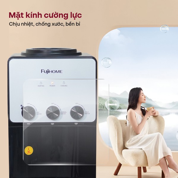 Hình ảnh chi tiết Cây nước nóng lạnh cao cấp Fujihome WD677C - Ảnh số 2