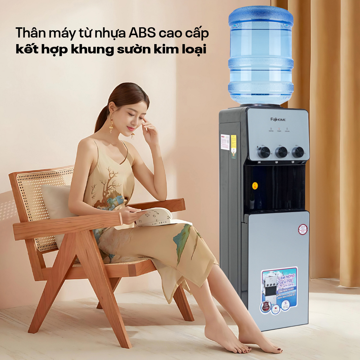 Hình ảnh chi tiết Cây nước nóng lạnh cao cấp Fujihome WD677C - Ảnh số 20