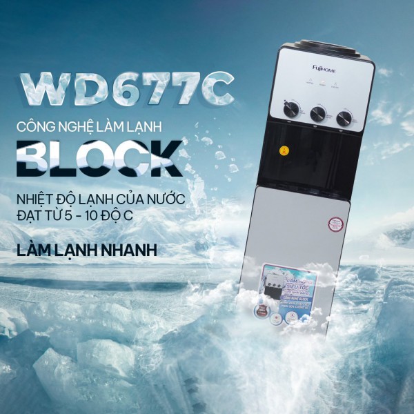 Hình ảnh chi tiết Cây nước nóng lạnh cao cấp Fujihome WD677C - Ảnh số 4