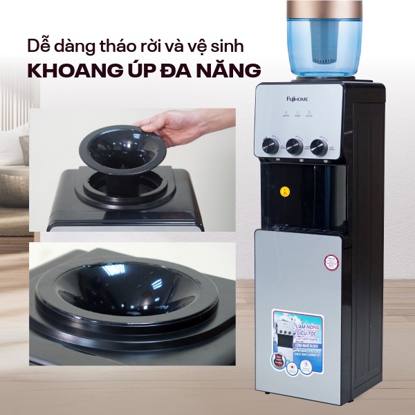 Hình ảnh chi tiết Cây nước nóng lạnh cao cấp Fujihome WD677C - Ảnh số 6