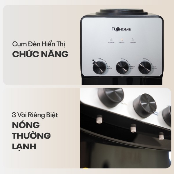 Hình ảnh chi tiết Cây nước nóng lạnh cao cấp Fujihome WD677C - Ảnh số 7