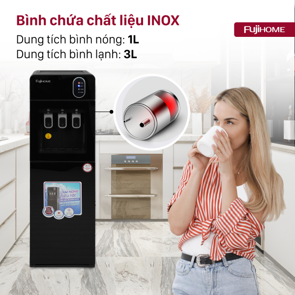 Hình ảnh chi tiết Cây nước nóng lạnh cao cấp Fujihome WD11EC - Ảnh số 8