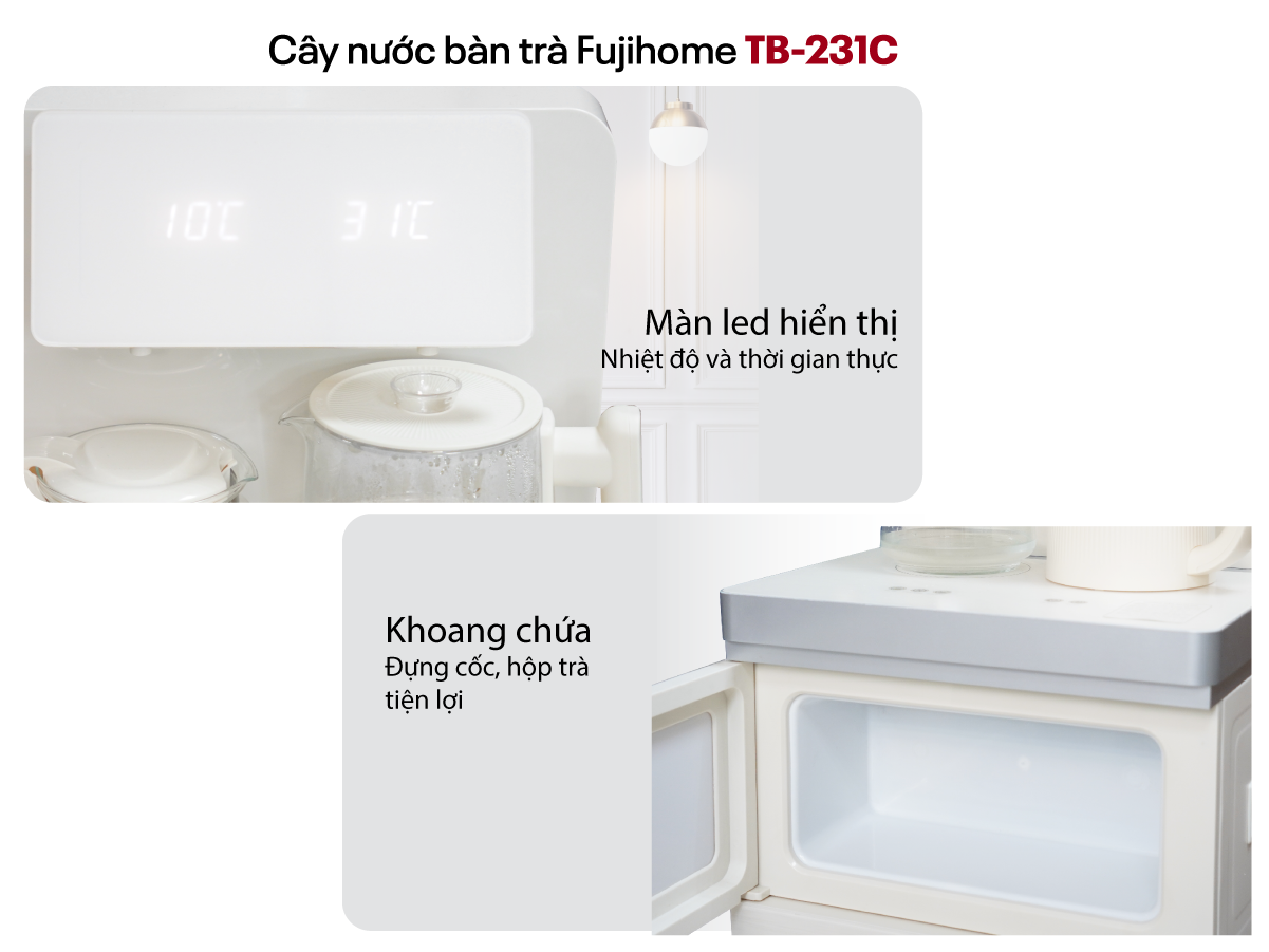 Hình ảnh chi tiết Cây nước bàn trà Fujihome TB-231C - Ảnh số 15