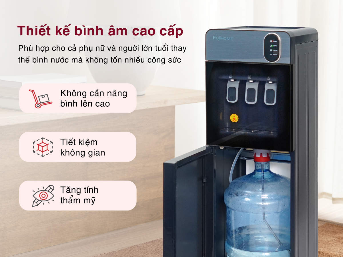 Hình ảnh chi tiết Cây nước nóng lạnh cao cấp Fujihome WD11ES - Ảnh số 11