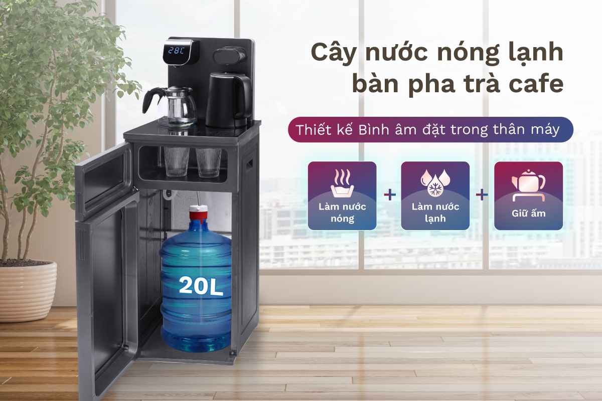 Hình ảnh chi tiết Cây nước nóng lạnh bàn trà FUJIHOME TB110E - Ảnh số 15