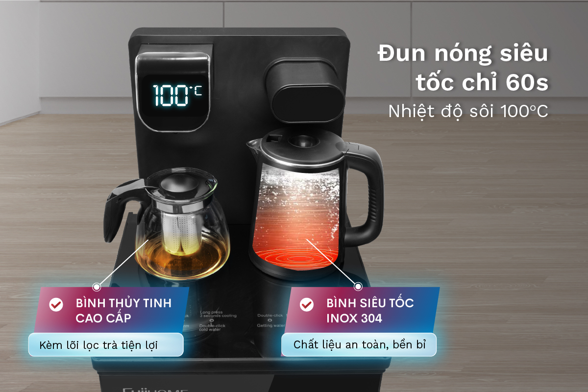 Hình ảnh chi tiết Cây nước nóng lạnh bàn trà FUJIHOME TB110E - Ảnh số 24