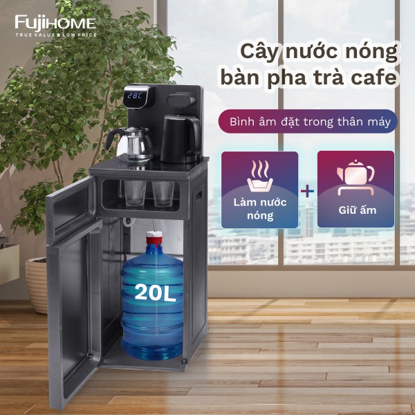 Hình ảnh chi tiết Cây Nước Làm Nóng Bình Âm Kết Hợp Bàn Pha Trà, Cafe Fujihome TB110E-H - Ảnh số 2