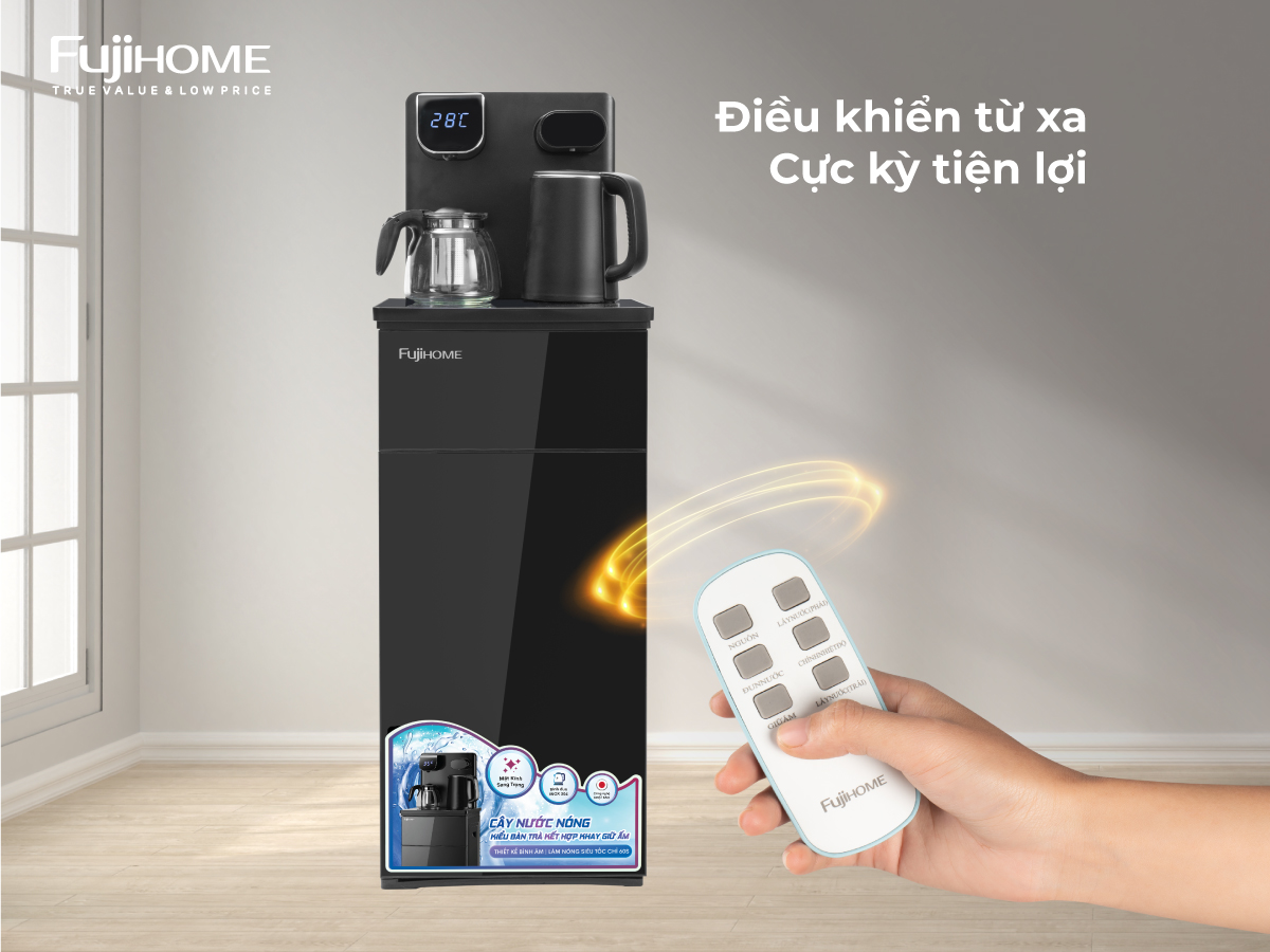 Hình ảnh chi tiết Cây Nước Làm Nóng Bình Âm Kết Hợp Bàn Pha Trà, Cafe Fujihome TB110E-H - Ảnh số 20