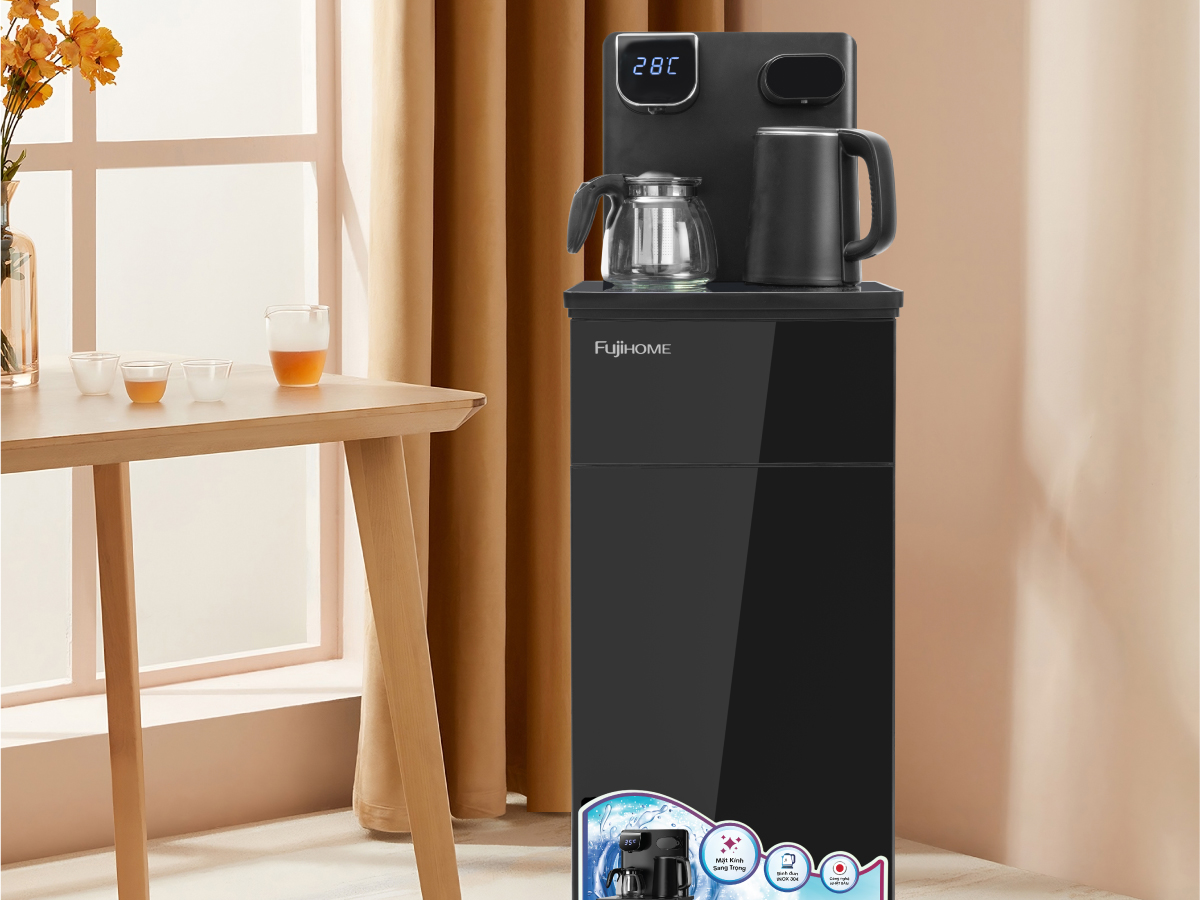 Hình ảnh chi tiết Cây Nước Làm Nóng Bình Âm Kết Hợp Bàn Pha Trà, Cafe Fujihome TB110E-H - Ảnh số 21