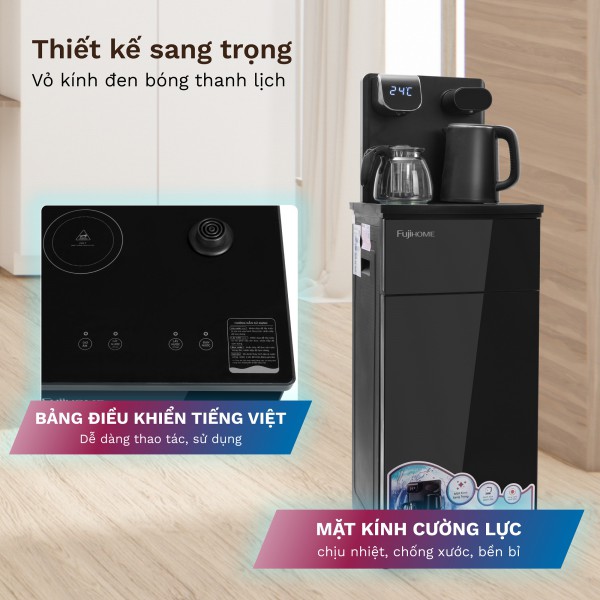 Hình ảnh chi tiết Cây Nước Làm Nóng Bình Âm Kết Hợp Bàn Pha Trà, Cafe Fujihome TB110E-H - Ảnh số 5