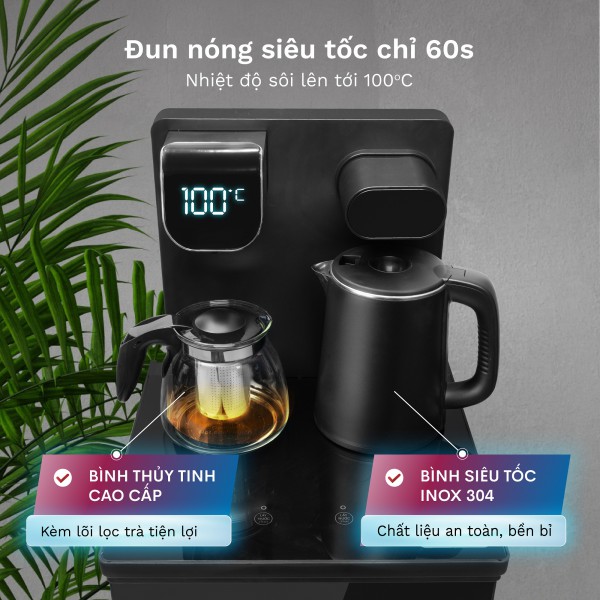 Hình ảnh chi tiết Cây Nước Làm Nóng Bình Âm Kết Hợp Bàn Pha Trà, Cafe Fujihome TB110E-H - Ảnh số 10