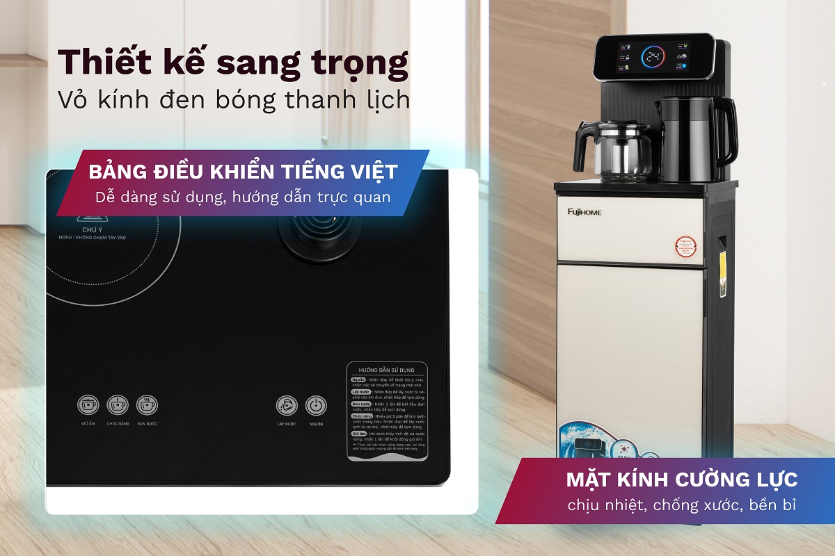 Hình ảnh chi tiết Cây Nước Nóng Lạnh Bình Âm Kết Hợp Bàn Pha Trà, Cafe Fujihome TBD22 - Ảnh số 18