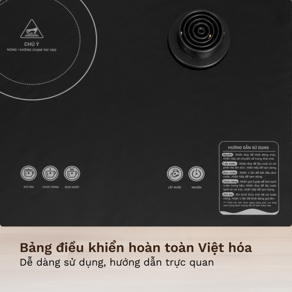 Hình ảnh chi tiết Cây Nước Nóng Lạnh Bình Âm Kết Hợp Bàn Pha Trà, Cafe Fujihome TBD22 - Ảnh số 3