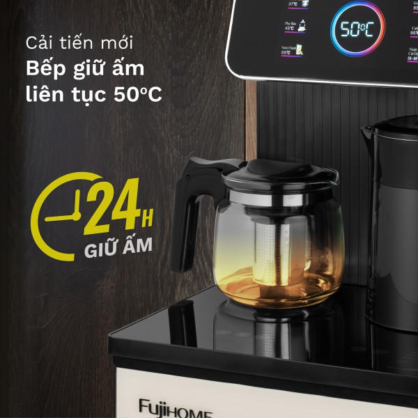 Hình ảnh chi tiết Cây Nước Nóng Lạnh Bình Âm Kết Hợp Bàn Pha Trà, Cafe Fujihome TBD22 - Ảnh số 7