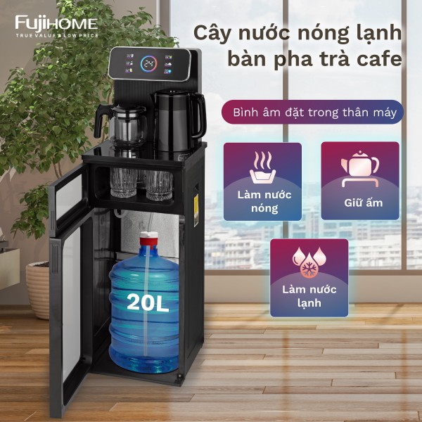 Hình ảnh chi tiết Cây Nước Nóng Lạnh Bình Âm Kết Hợp Bàn Pha Trà, Cafe Fujihome TBD22 - Ảnh số 11
