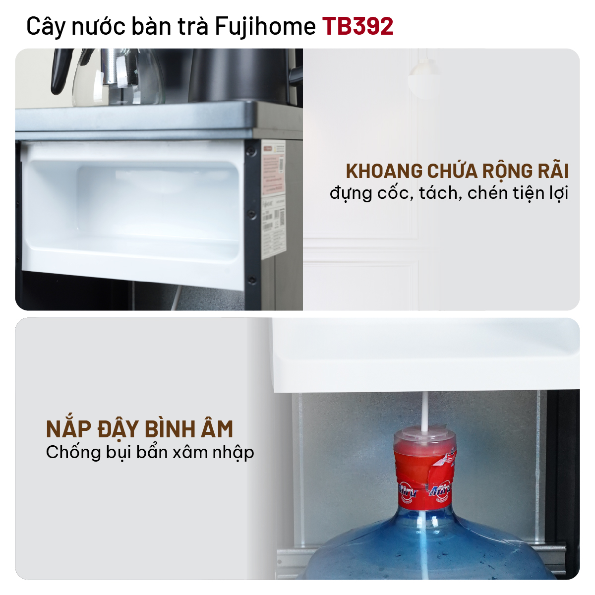 Hình ảnh chi tiết Cây nước bàn trà Fujihome TB392 - Ảnh số 23