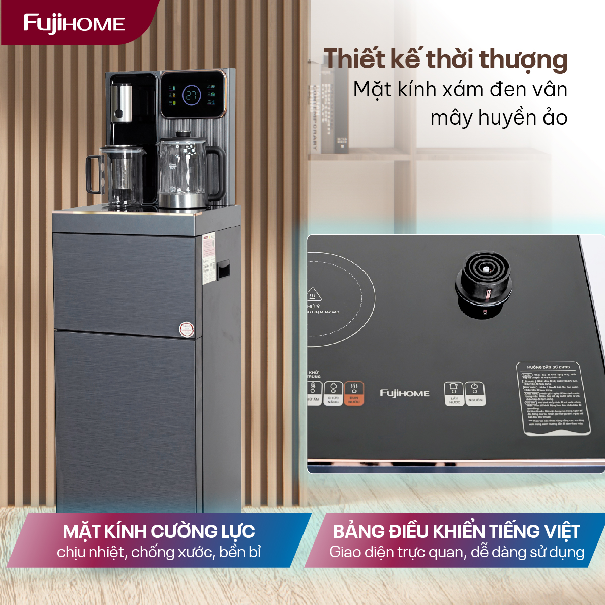 Hình ảnh chi tiết Cây nước bàn trà Fujihome TB241UV - Ảnh số 20