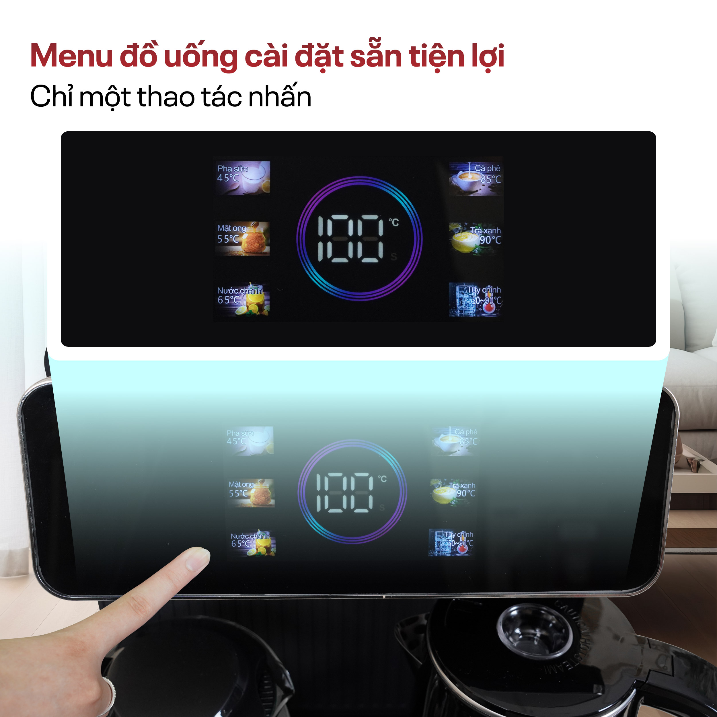 Hình ảnh chi tiết Cây nước nóng lạnh kết hợp bàn trà Fujihome TB815 - Ảnh số 17