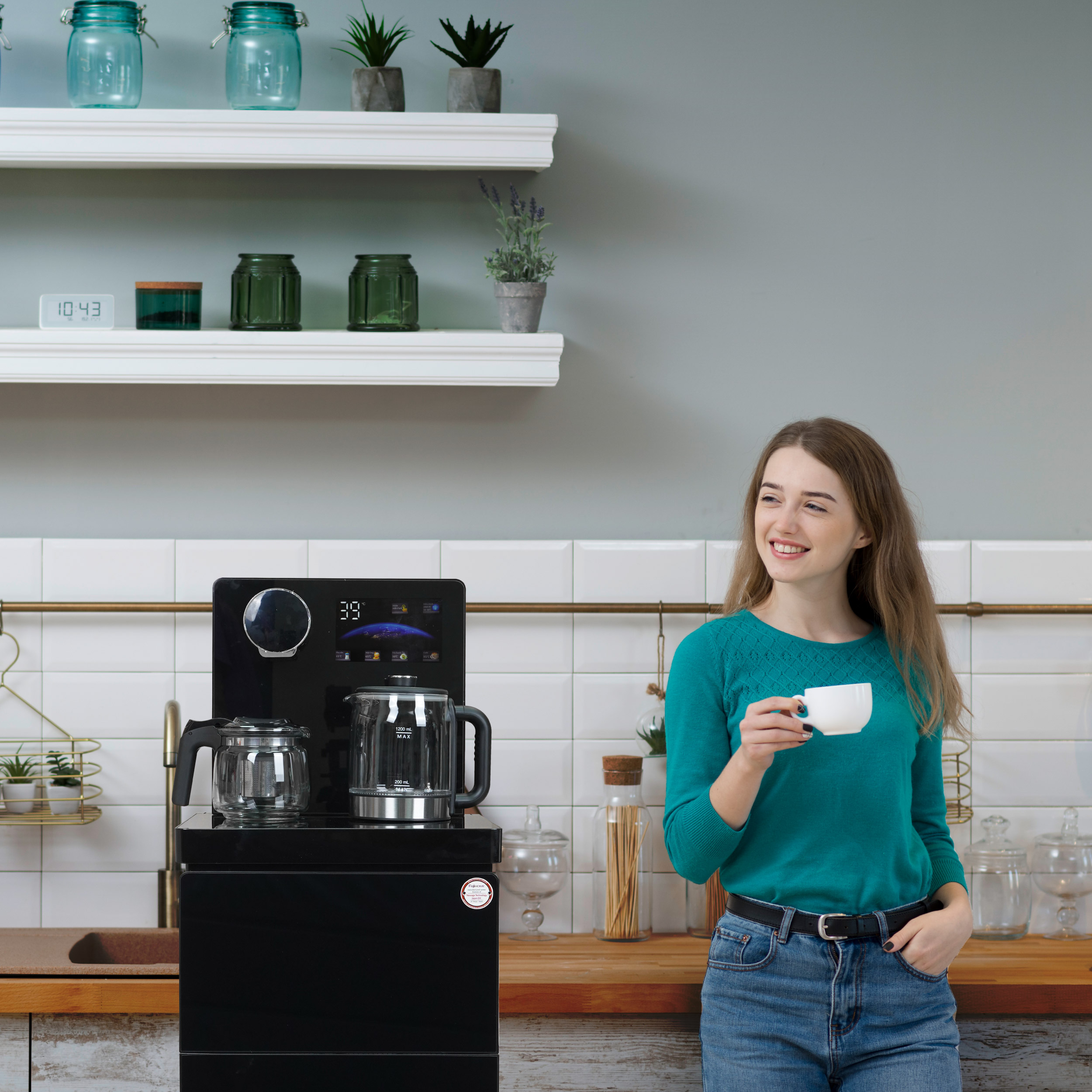 Hình ảnh chi tiết Cây nước nóng lạnh kết hợp bàn trà Fujihome TBA2 - Ảnh số 12