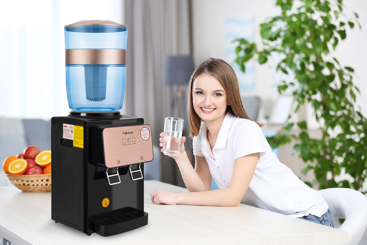 Hình ảnh chi tiết Cây nước nóng lạnh để bàn mini FUJIHOME WD03E - Ảnh số 13