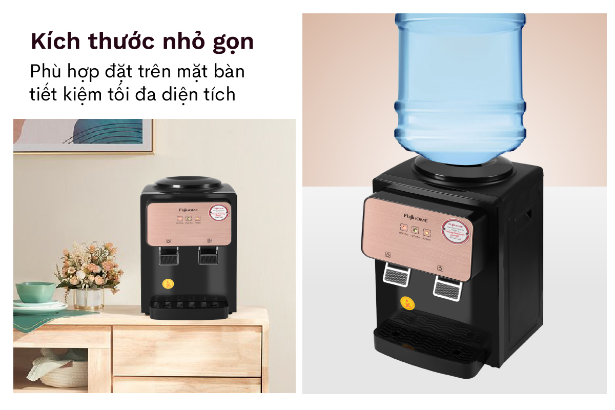 Hình ảnh chi tiết Cây nước nóng lạnh để bàn mini FUJIHOME WD03E - Ảnh số 21