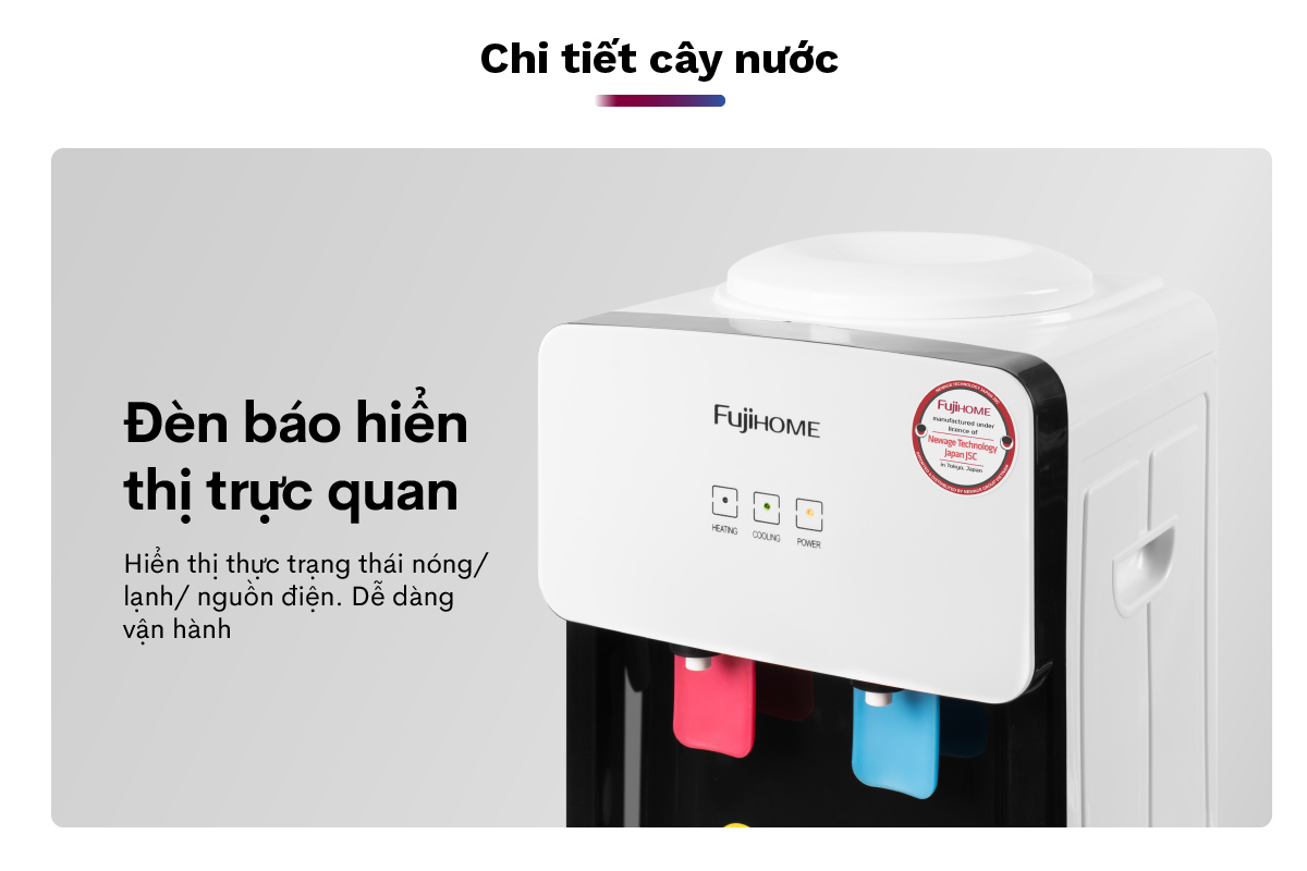 Hình ảnh chi tiết Cây nước nóng lạnh FUJIHOME WD2002E - Ảnh số 15